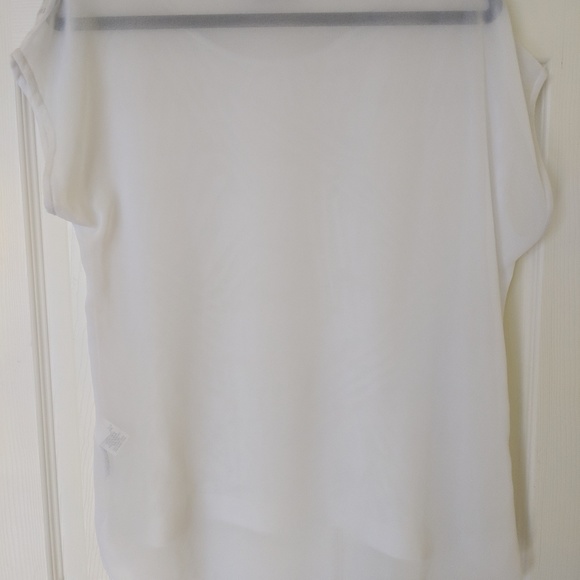 Simply Vera Sheer White Top - Picture 5 of 6